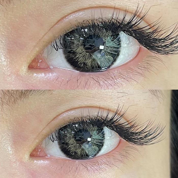 Lenti Colorate Naturali Mumbay Black - close up