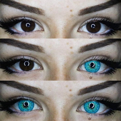 lenti colorate effetto naturale sacadranca new york n turquoise - collage