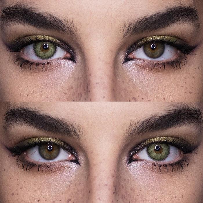 Lenti Colorate Effetto Naturale Polaris Green &#8211; Collage