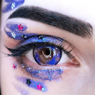 Lenti Colorate Galaxy Violet – Dettaglio Occhio