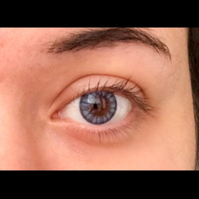 Lenti Colorate Glassball Blue – Dettaglio occhio