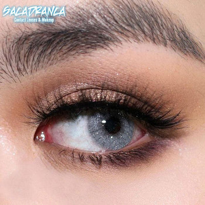 Lenti Colorate Effetto Naturale Glitter Gray – Foto Occhio