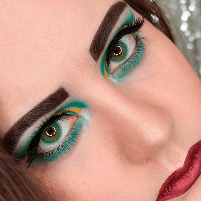 Lenti Colorate Shallow Green – Colore Occhi: Castano