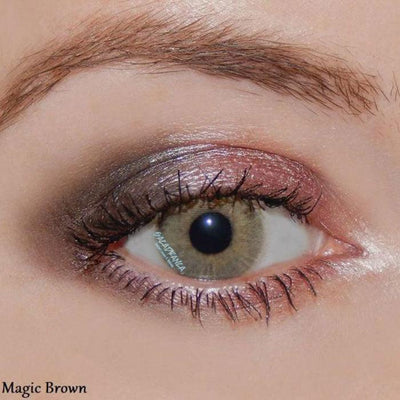 Lenti Colorate Magic Brown – Dettaglio Occhio