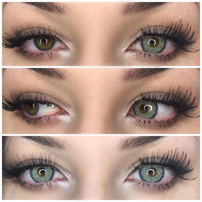 Lenti Colorate Magic Gray – Collage occhi