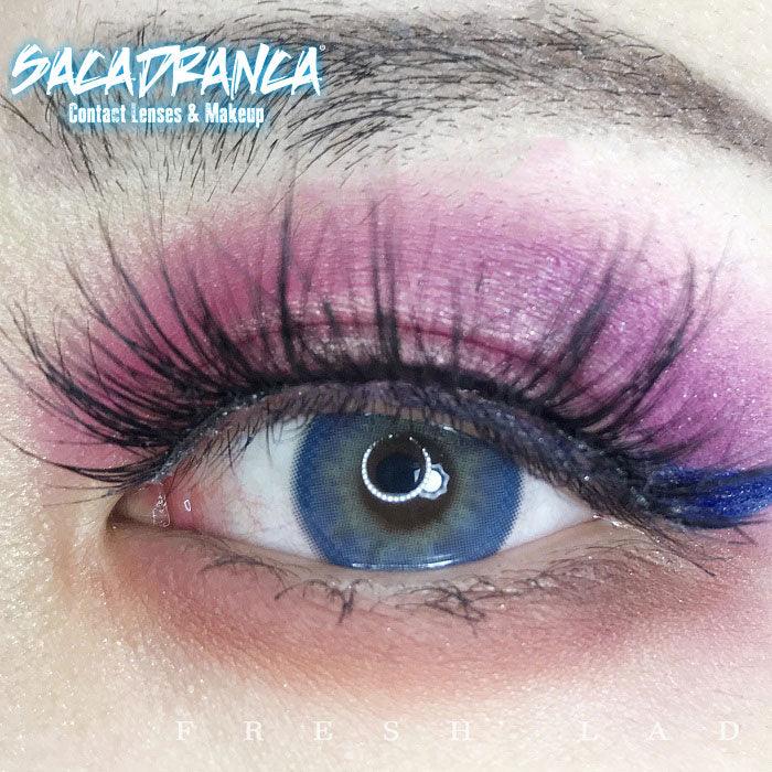 Lenti Colorate Effetto Naturale Maria Blue &#8211; Foto Occhio