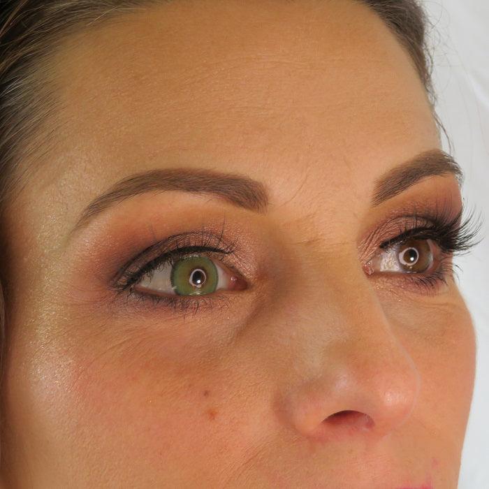 Lenti Colorate Effetto Naturale Mia Green &#8211; Foto Occhi