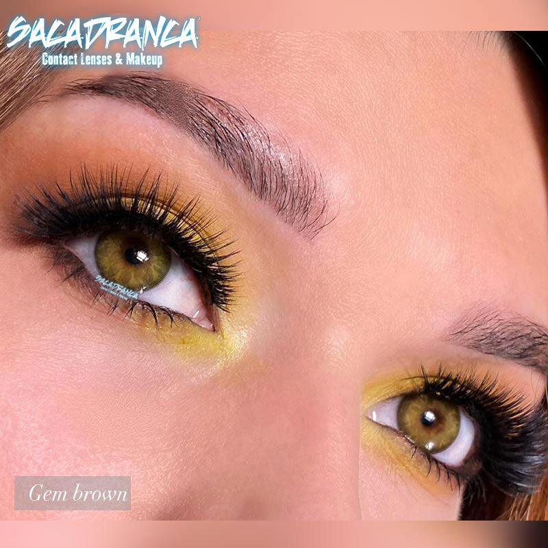 Lenti Colorate Naturali Gem Brown &#8211; Occhi