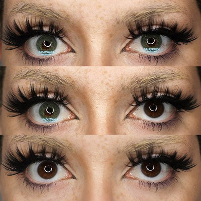 Lenti Colorate Naturali Gossip Green Gray – Collage