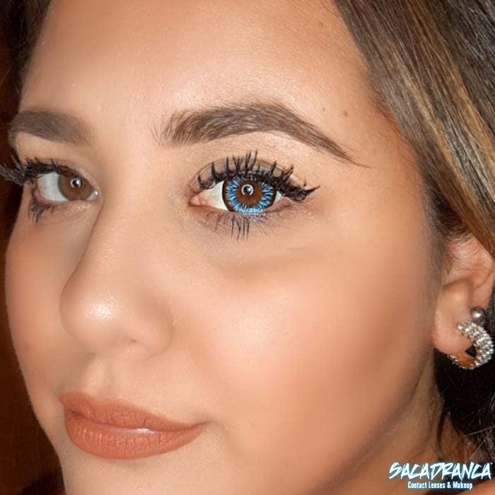Lenti Colorate Naturali Lolly Blue &#8211; Face