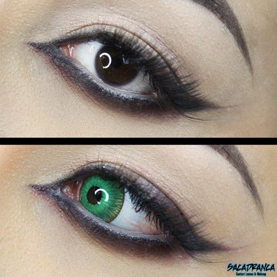 Lenti Colorate New York N Golden Green -Dettaglio