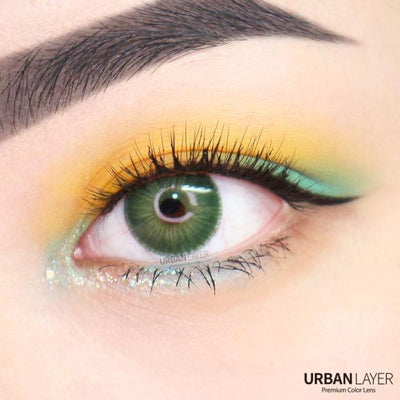 Colored Lenses Natural Effect New York N Green – Eyes Color: Brown