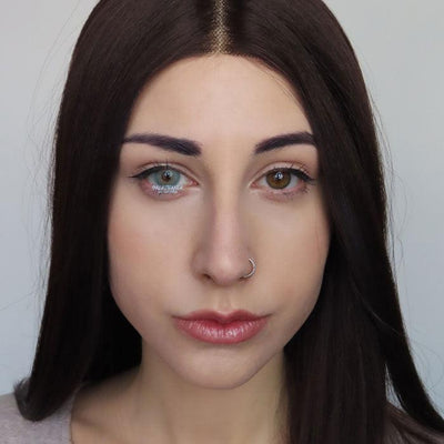 Lenti Colorate Effetto Naturale Yukon Blue Colore Occhi: Castano