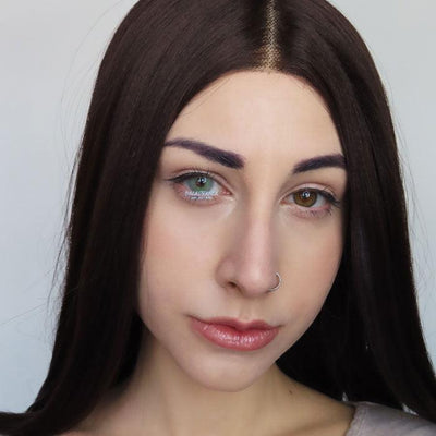 Lenti Colorate Effetto Naturale Yukon Green Colore Occhi: Castano