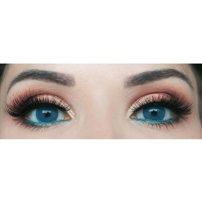 Lenti Colorate Effetto Naturale New York N Blue &#8211; Close-up occhi