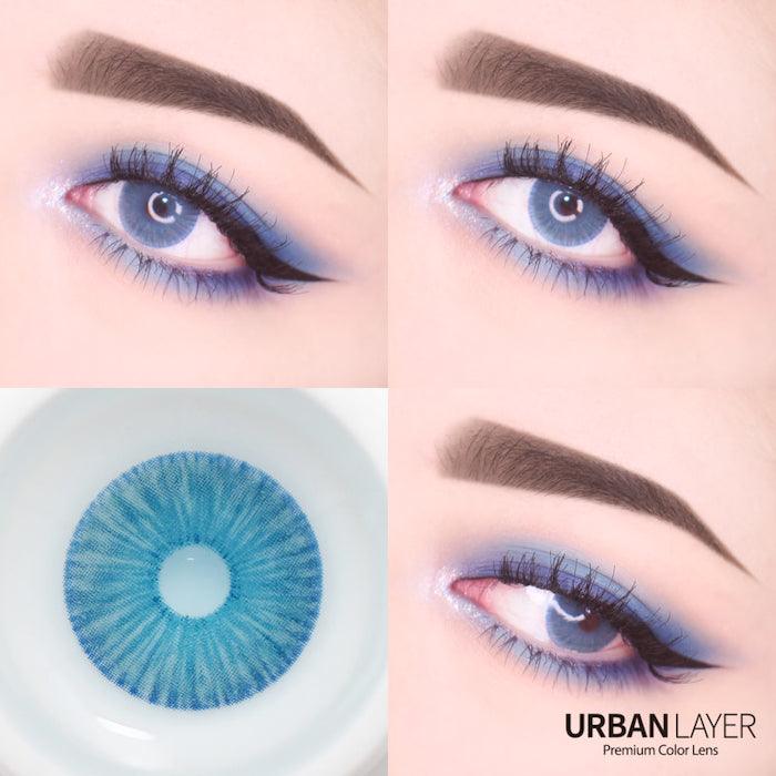 Lenti Colorate Effetto Naturale New York N Blue &#8211; Foto Lente
