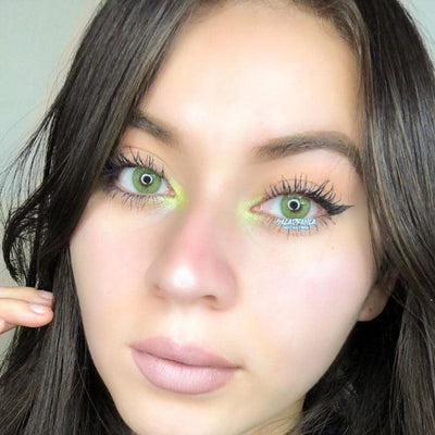 Lenti Colorate Ocean Green – Colore Occhi: Castano