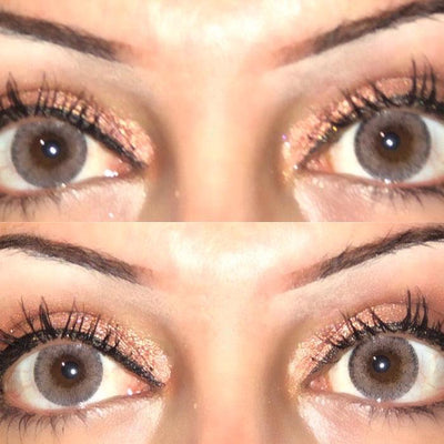 Lenti Colorate Vogue Ash Gray – Collage occhi