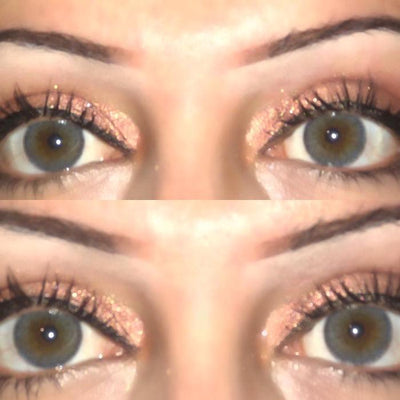 Lenti Colorate Vogue Citrine Blue – Collage occhi