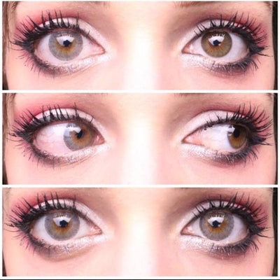 Lenti Colorate Vogue Gray – Collage occhi