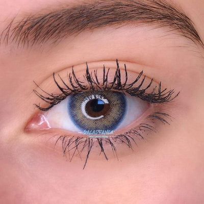 Lenti Colorate Wildcat Blue – Dettaglio occhio