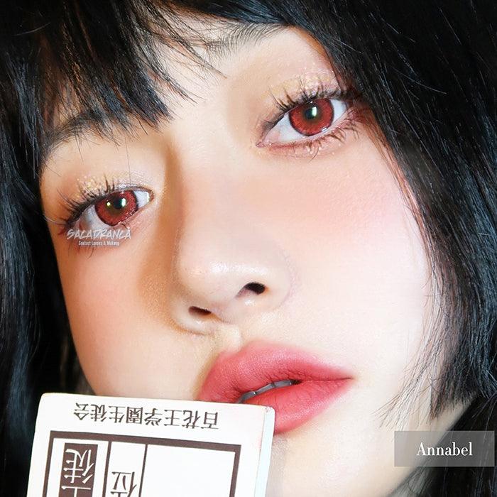 Lenti Cosplay Premium Annabel 14.20 mm &#8211; Indossate