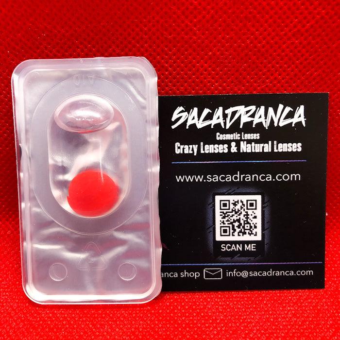 lenti cosplay crazy lens sacadranca blind red - texture