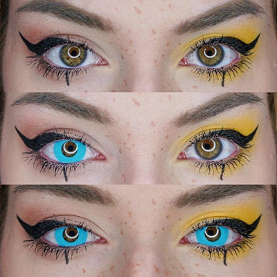 Lenti per Cosplay Blue Block – Collage occhi