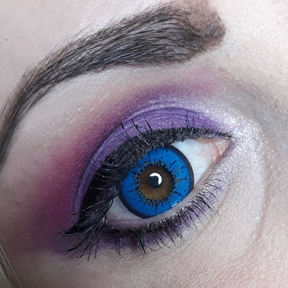 lenti cosplay crazy lens sacadranca bright blue - occhio