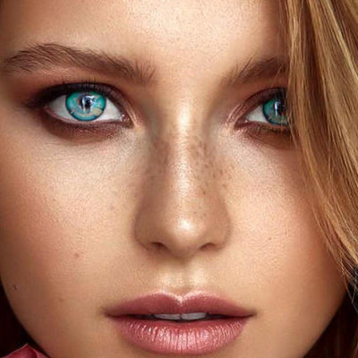 Lenti per Cosplay Color Coscon Green Qualità Standard Foto Dettaglio