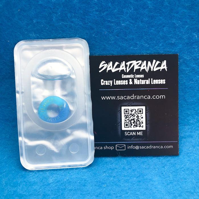 lenti cosplay crazy lens sacadranca color coscon blue - texture