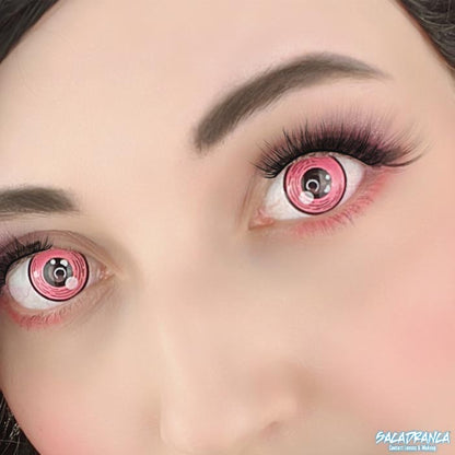 Lenti Cosplay Premium pink doom sacadranca - occhi