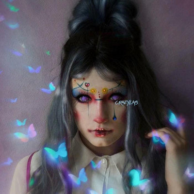 Lenti Cosplay Premium Violet R Screen 17.00 mm – Viso