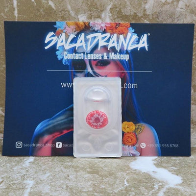 Lenti Cosplay Crazy Lens White Walker Red - Texture