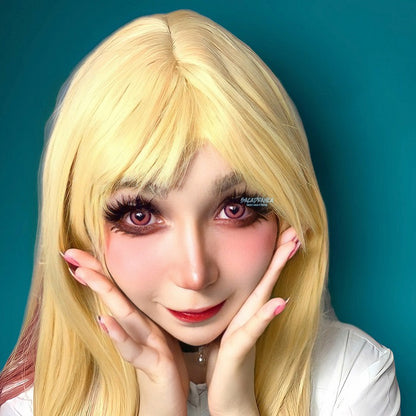 Cosplay Lenses - Anime Yandere Pink 14.50 mm