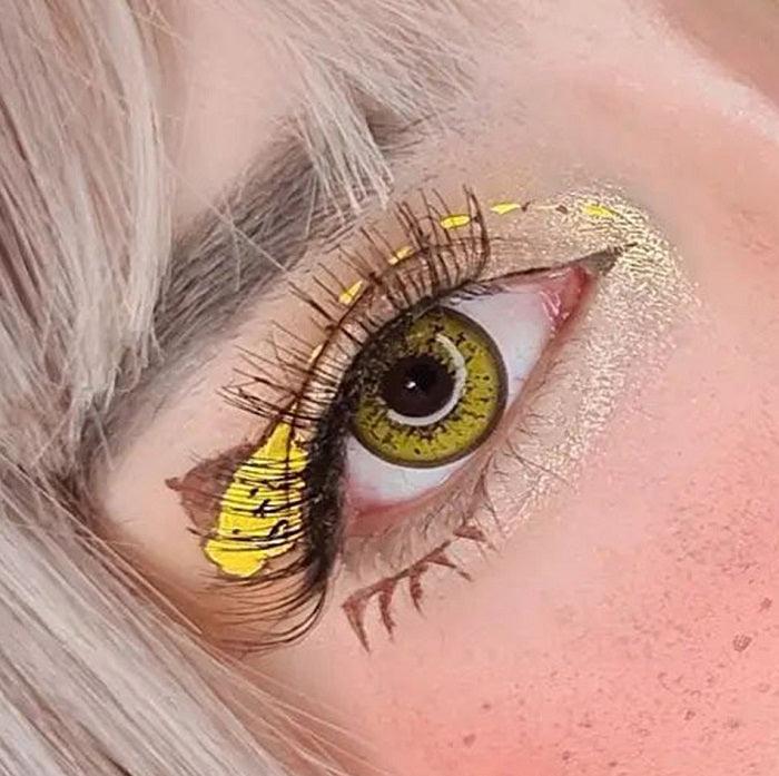 lenti cosplay crazy lens sacadranca bright yellow - copertina