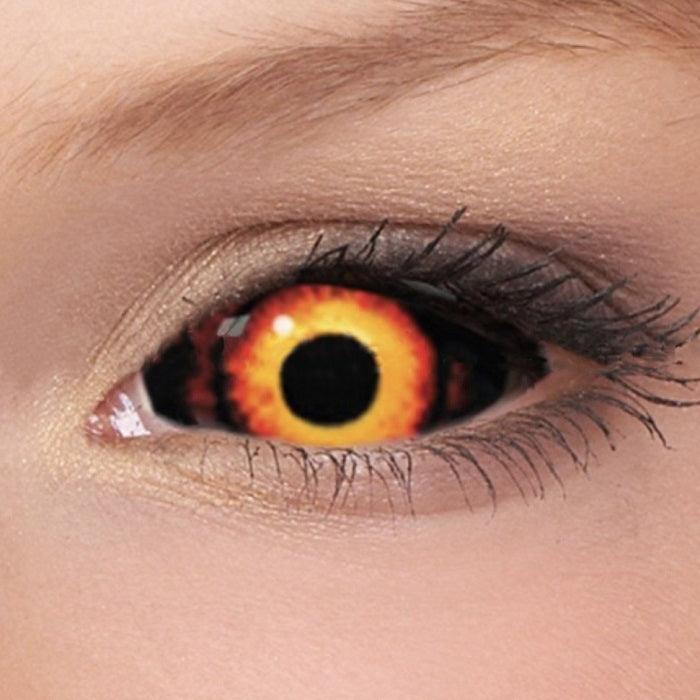 lenti cosplay crazy lens sacadranca hell boy sclera 22mm - copertina