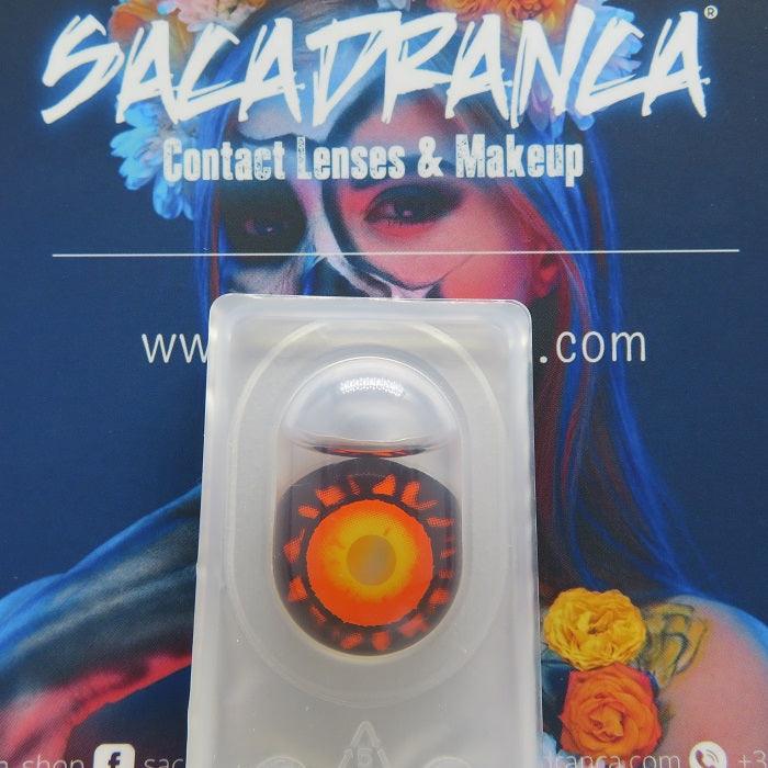 lenti cosplay crazy lens sacadranca hell boy sclera 22mm - texture