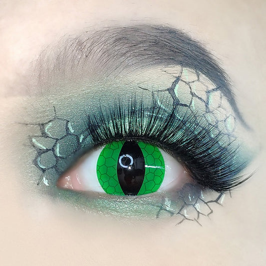 lenti cosplay crazy lens sacadranca snake eyes green - copertina