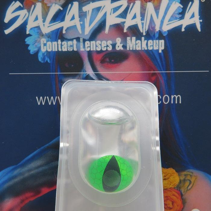 lenti cosplay crazy lens sacadranca snake eyes green - texture