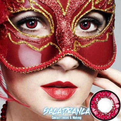 Lenti Cosplay Fc86 Wine Red – Colore Occhi : Chiaro