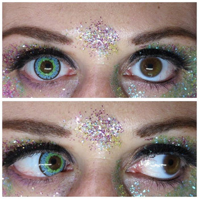 Lenti Cosplay Fc86 Tinged Blue – Collage Occhi