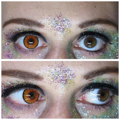 Lenti Cosplay Fc86 Yellow Brown – Collage Occhi