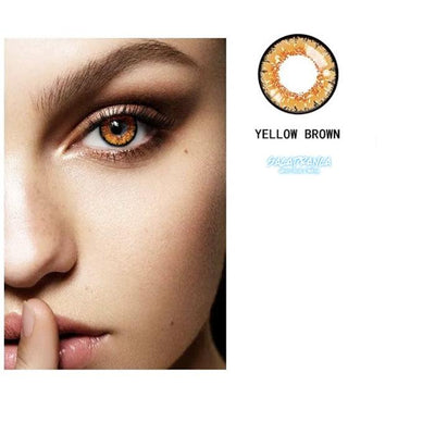 Lenti Cosplay Fc86 Yellow Brown – Dettaglio Occhio Chiaro