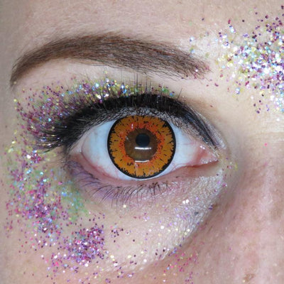 Lenti Cosplay Fc86 Yellow Brown – Dettaglio Occhio