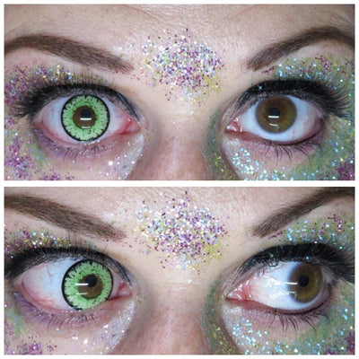 Lenti Cosplay Fc86 Yellow Green – Collage Occhi