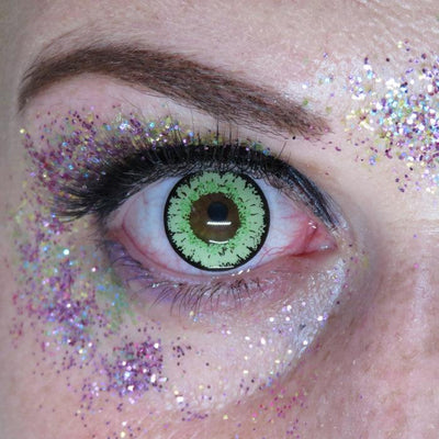 Lenti Cosplay Fc86 Yellow Green – Dettaglio Occhio