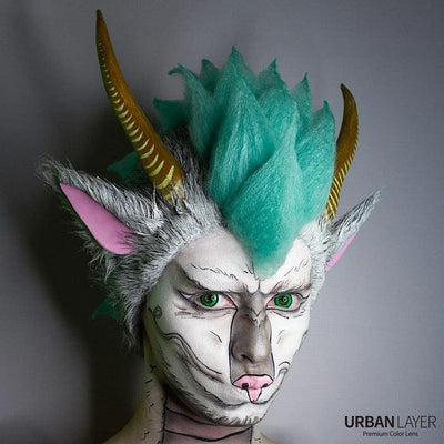 Lenti Cosplay Premium Green Flower – Viso