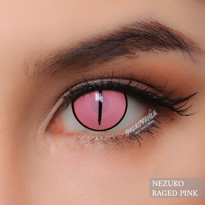 Lenti Cosplay Premium Nezuko Raged Pink 14.50 mm &#8211; Copertina