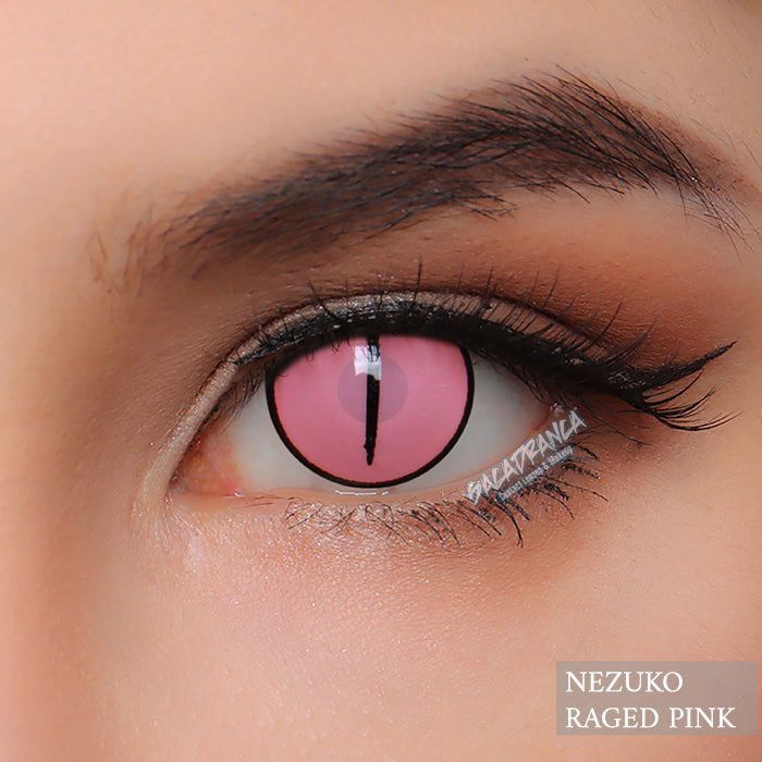 Lenti Cosplay Premium Nezuko Raged Pink 14.50 mm &#8211; Copertina